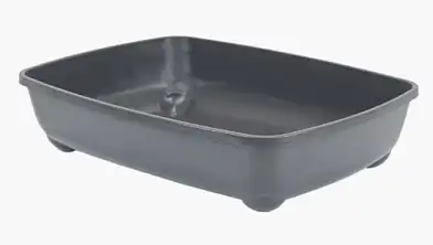 Yami-Yami Лоток для кошек глубокий, средний, серый