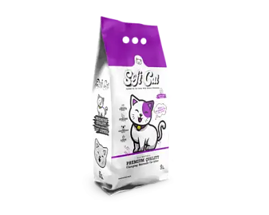 Soft Cat Комкующийся наполнитель для кошек с ароматом лаванды