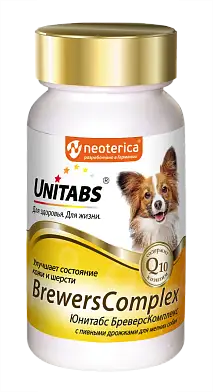 Neoterica Unitabs Brewers Complex мультивитаминный комплекс для взрослых собак мелких пород