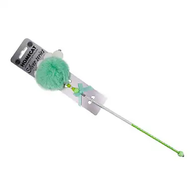 Homecat SILVER SERIES дразнилка для кошек помпон с бусинками мятная