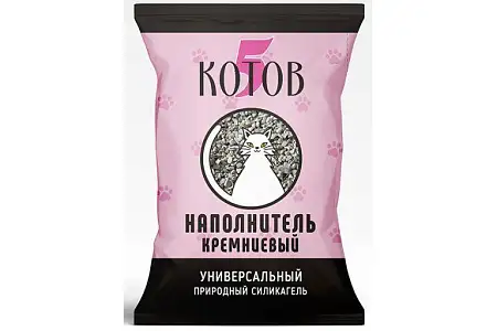 Купить Котович наполнитель для кошек кремниевый впитывающий, розовый